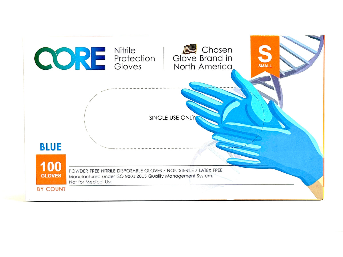 Standard 4 MIL - Nitrile Industrial Gloves - Powder-Free, Latex-Free - 1000 Gloves