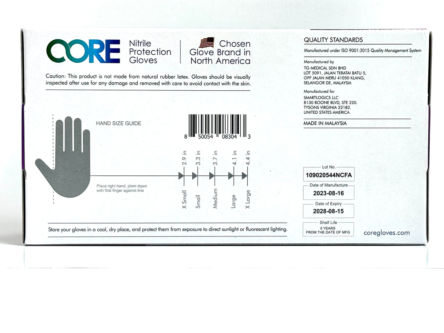 Nitrile Protection Gloves, 12 inch Long Cuff, Powder-Free, Latex-Free - Tested for Chemicals, Heavy Metals, Phthalates - Case (1000 Gloves)