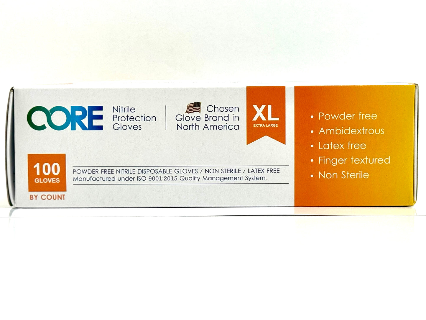 Nitrile Protection Glove, 9.5 inch Cuff, Powder-Free, Latex-Free - Tested for Heavy metals, chemicals, phthalates - Case (1000 Gloves)