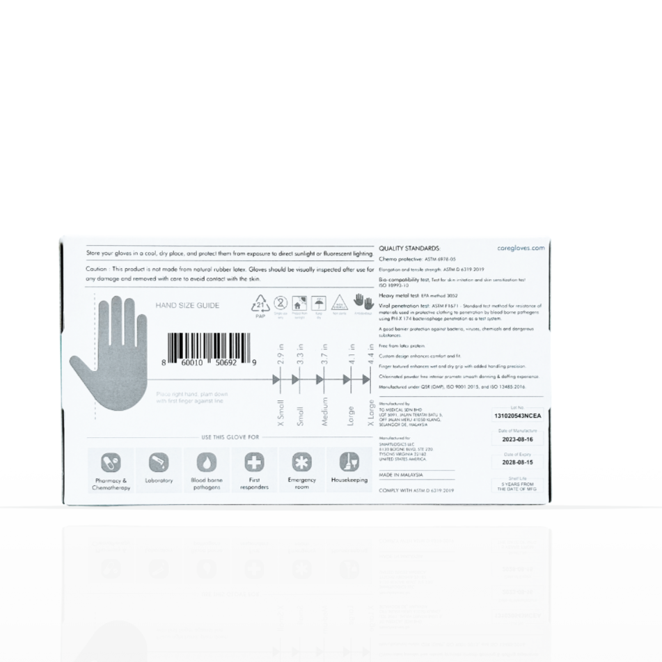 Nitrile Powder Free Medical Exam Gloves Case (1000 Gloves) – Core Gloves