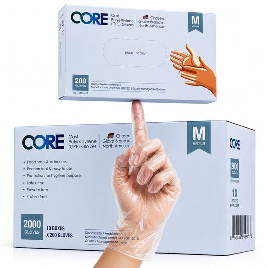 Core CPE Disposable Gloves: Practical Protection for Fast-Changing Tasks